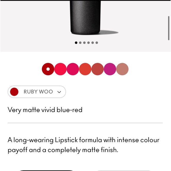 MAC Ruby Woo Retro Matte Lipstick - Picture 10 of 12